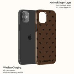 Espresso Bows - iPhone 12 Mini Case