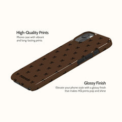 Espresso Bows - iPhone 13 Case