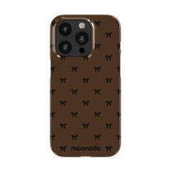 Espresso Bows - iPhone 14 Pro Case