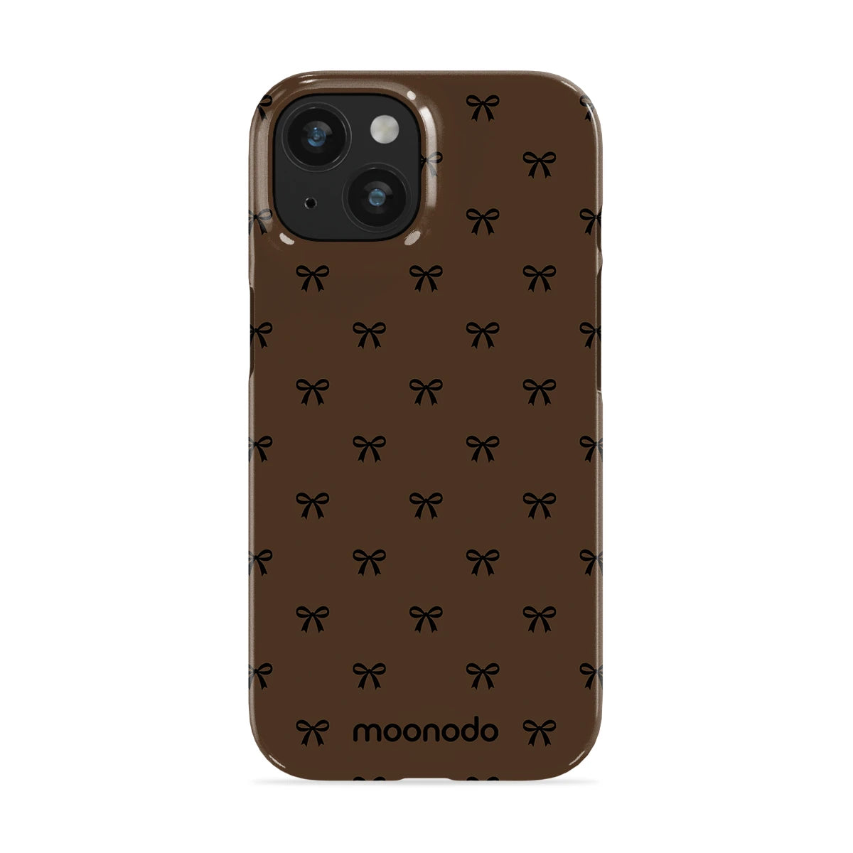 Espresso Bows - iPhone 15 Case