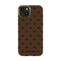Espresso Bows - iPhone 15 Plus Case
