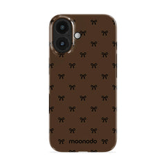 Espresso Bows - iPhone 16 Case