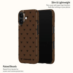 Espresso Bows - iPhone 16 Case