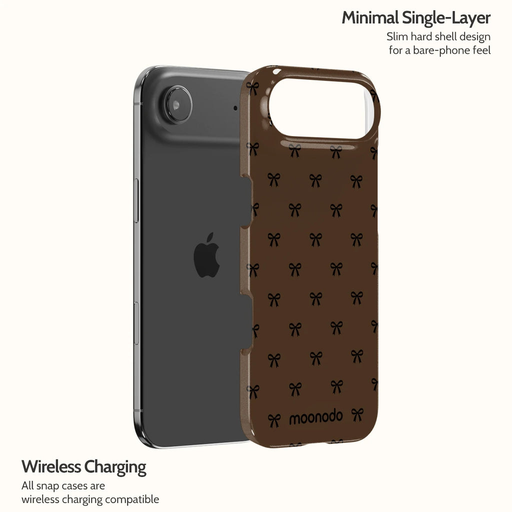 Espresso Bows - iPhone 17 Air Case