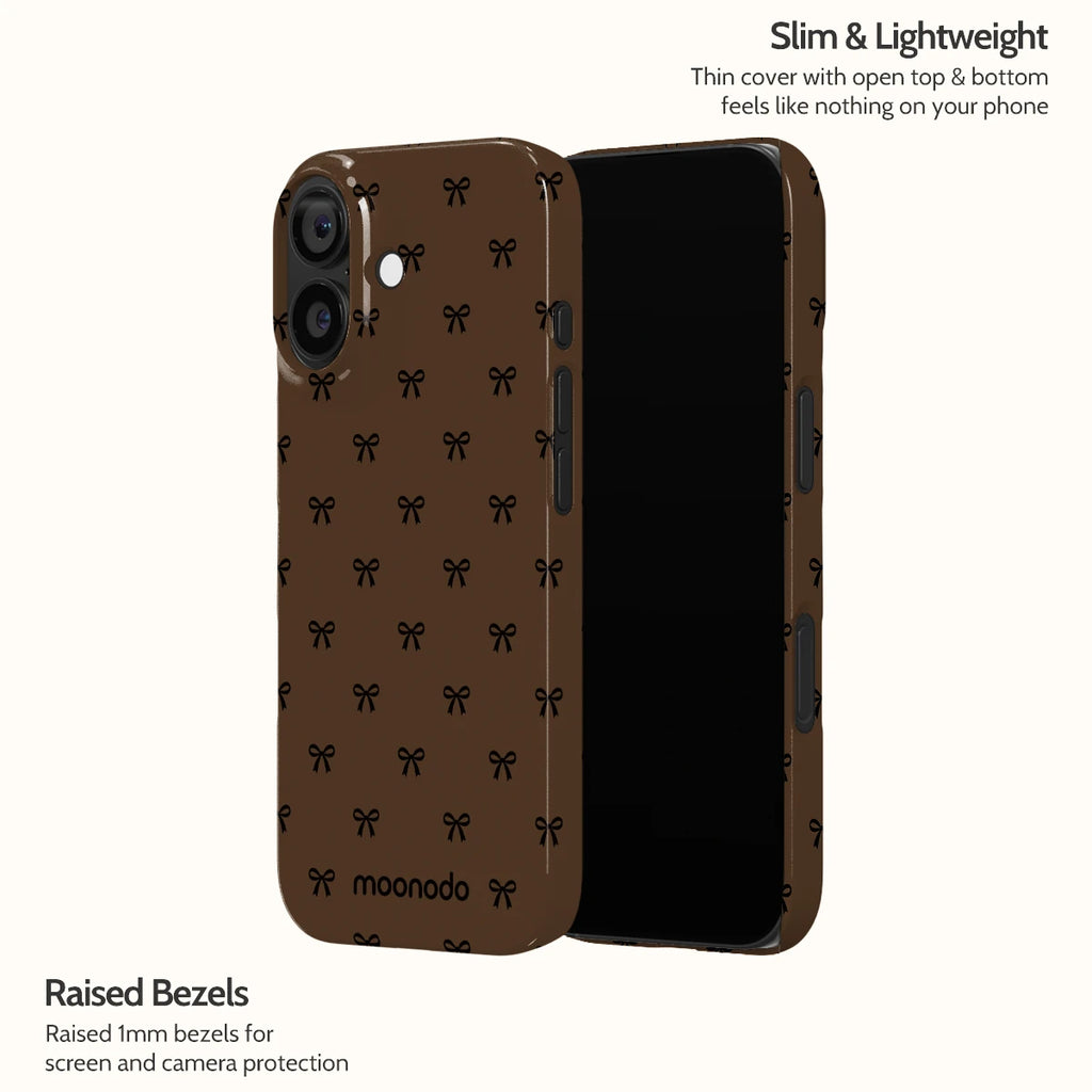 Espresso Bows - iPhone 17 Case