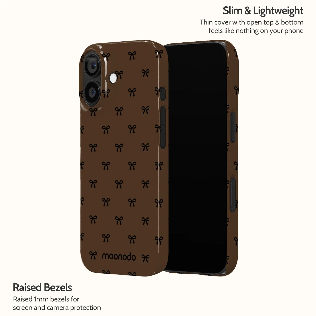 Espresso Bows - iPhone 17 Case