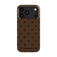 Espresso Bows - iPhone 17 Pro Case