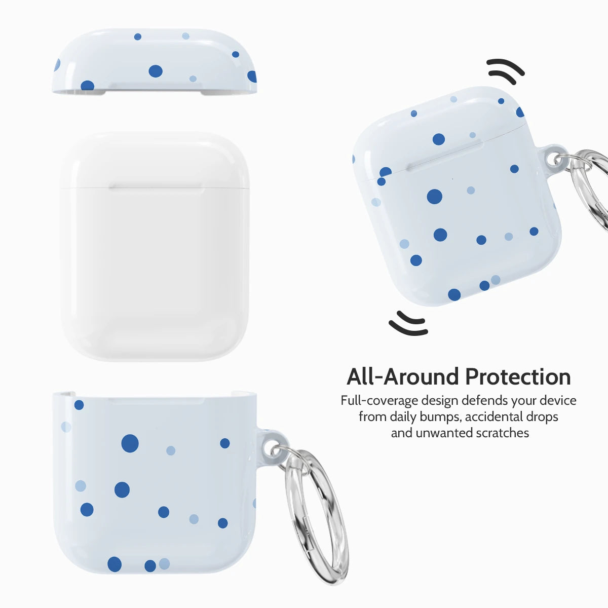 Ocean Scatter - AirPods 1 & 2 Case