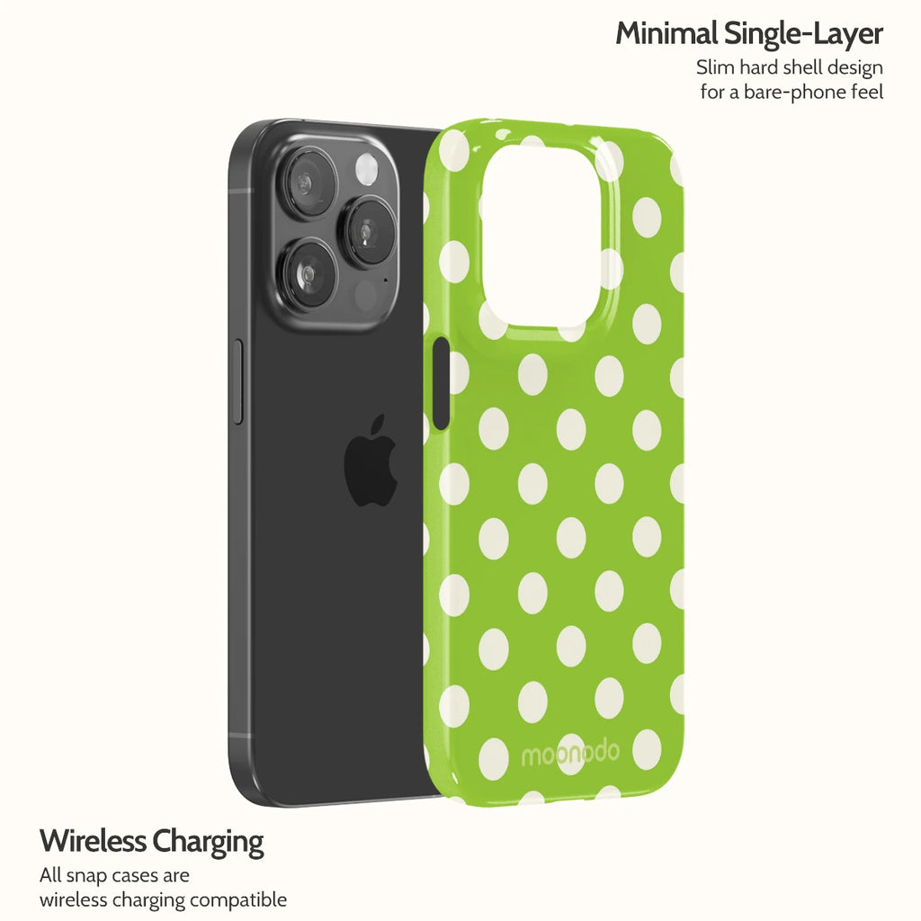 Neon Polka - iPhone 15 Pro Case