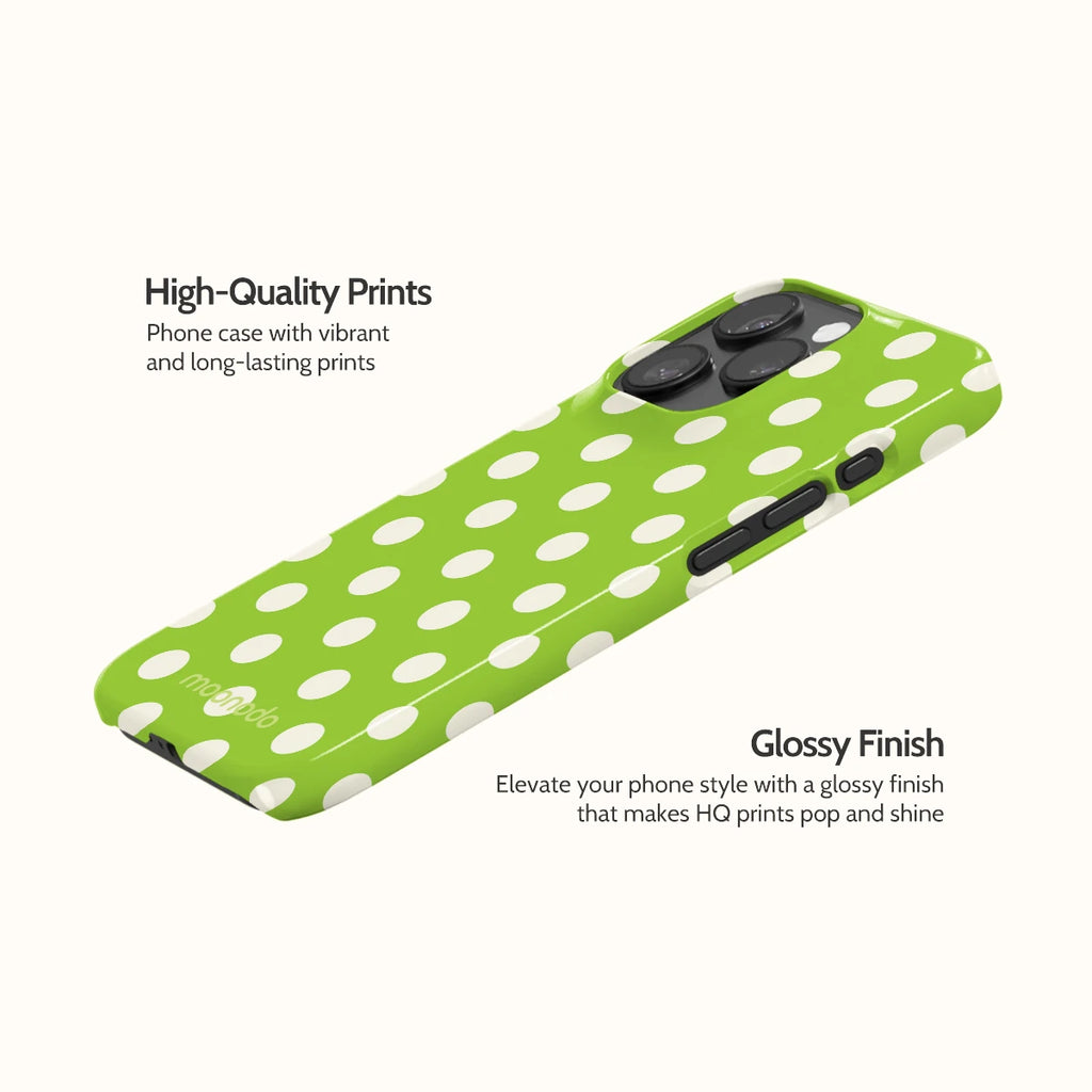 Neon Polka - iPhone 15 Pro Case