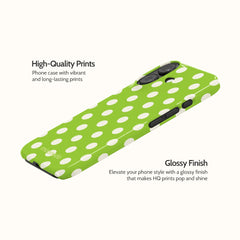 Neon Polka - iPhone 16 Case