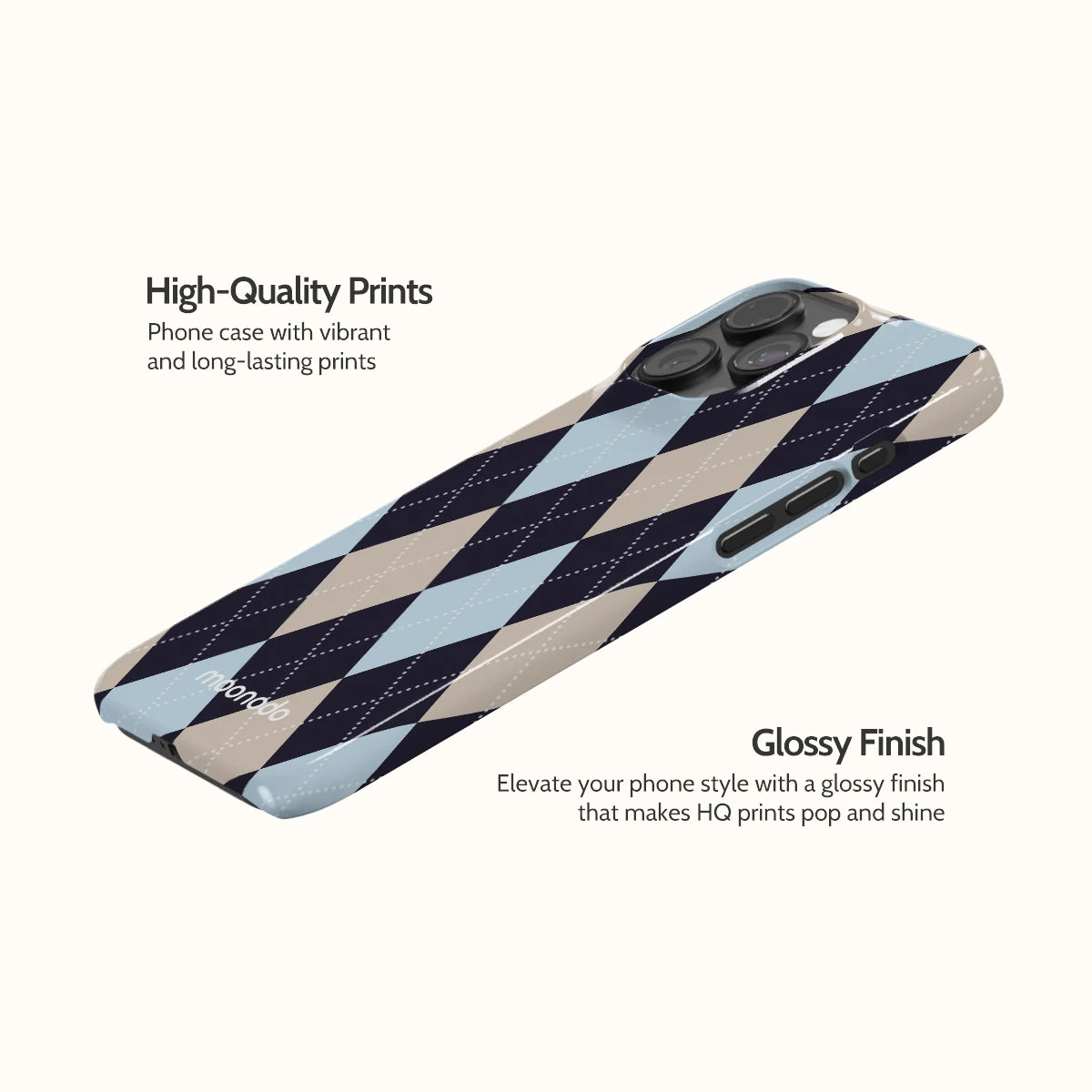Harbor Argyle - iPhone 15 Pro Max Case