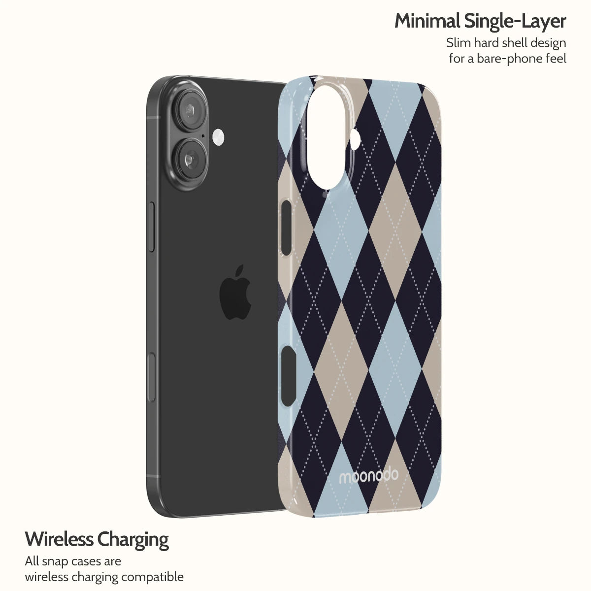 Harbor Argyle - iPhone 16 Plus Case