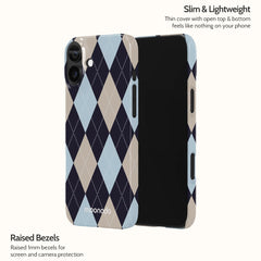 Harbor Argyle - iPhone 16 Plus Case