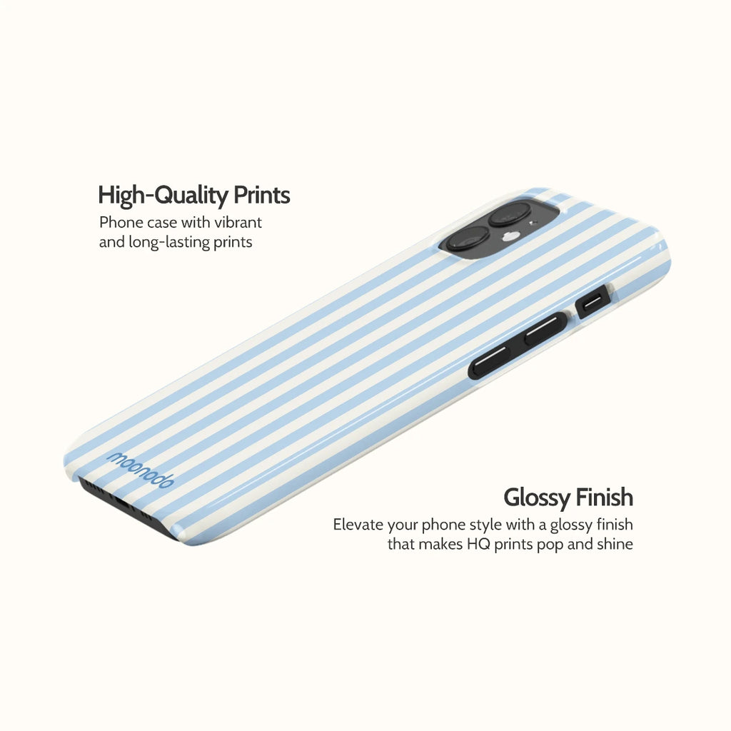 Bluebell Stripe - iPhone 12 Mini Case