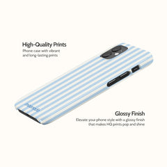 Bluebell Stripe - iPhone 12 Mini Case