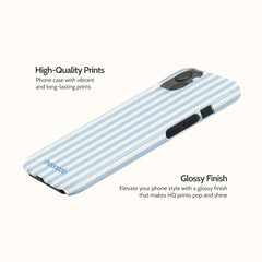 Bluebell Stripe - iPhone 13 Case