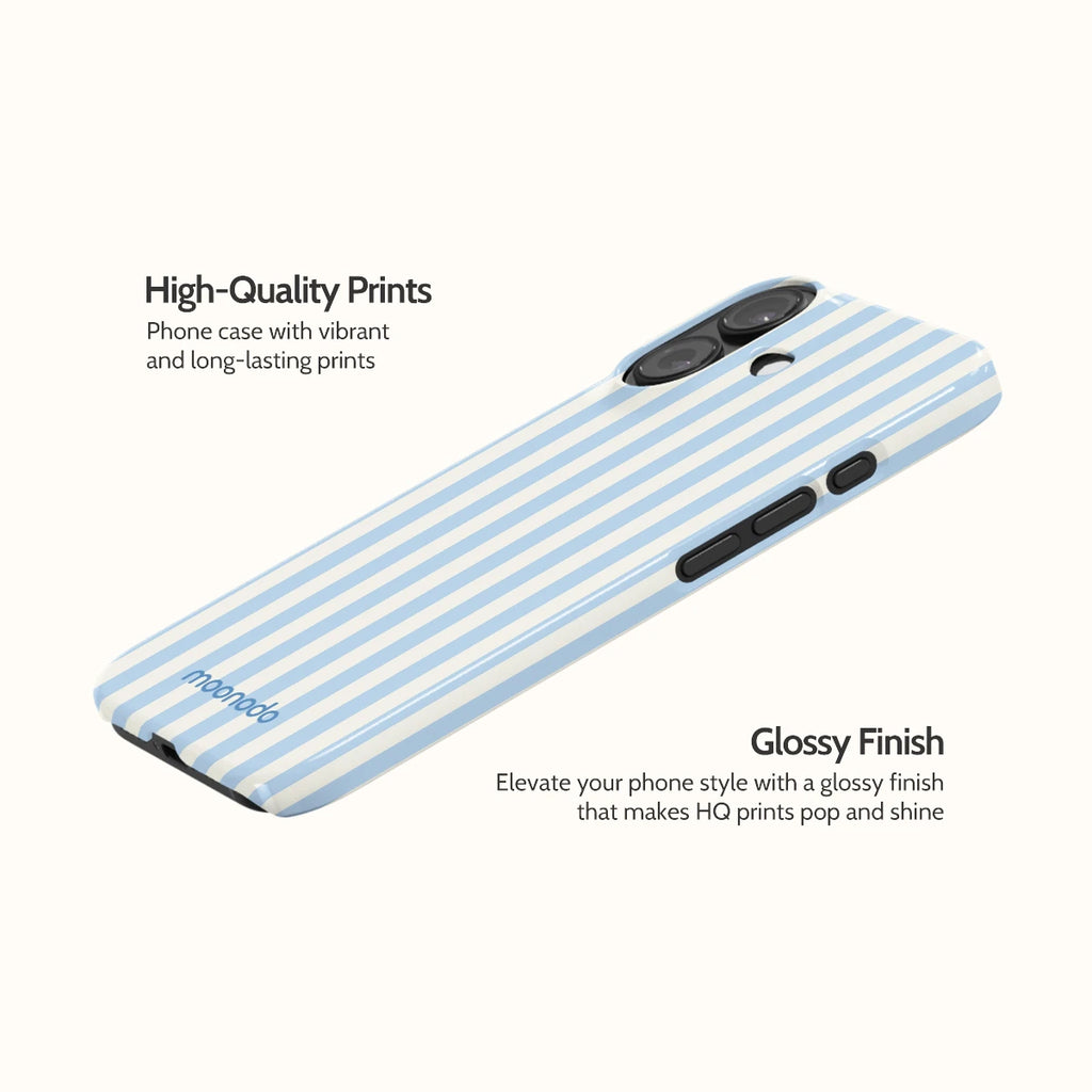 Bluebell Stripe - iPhone 16 Case