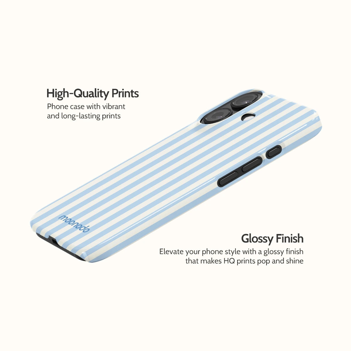 Bluebell Stripe - iPhone 16 Case