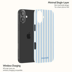 Bluebell Stripe - iPhone 16 Plus Case