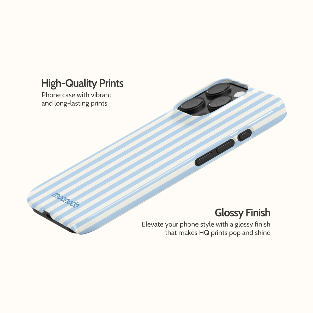 Bluebell Stripe - iPhone 16 Pro Case
