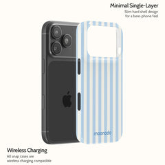 Bluebell Stripe - iPhone 18 Pro Case