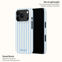 Bluebell Stripe - iPhone 18 Pro Case