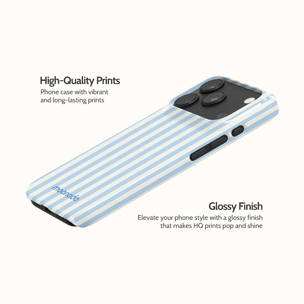Bluebell Stripe - iPhone 18 Pro Case