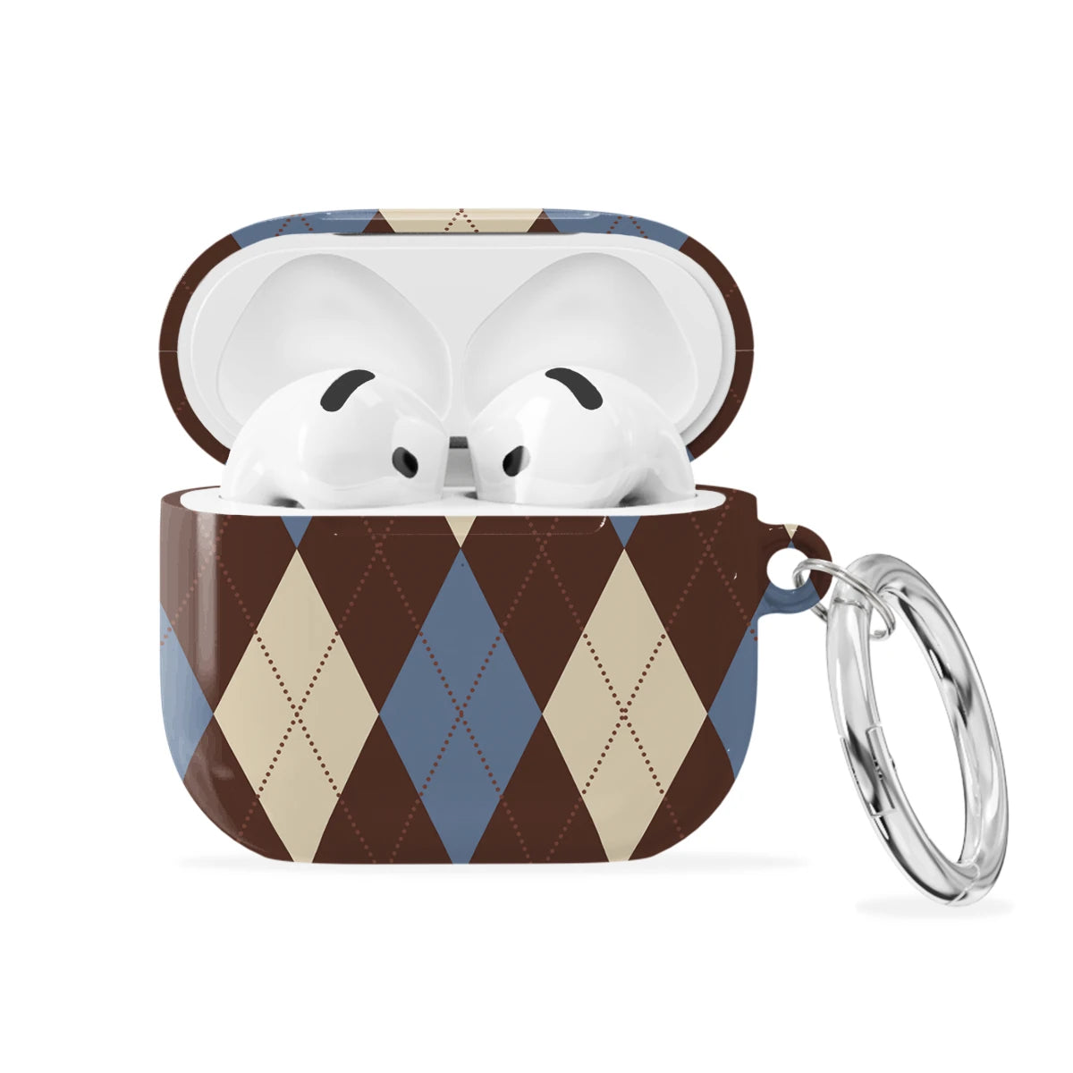 Denim Argyle - AirPods 4 Case