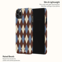 Denim Argyle - iPhone 11 Pro Max Case