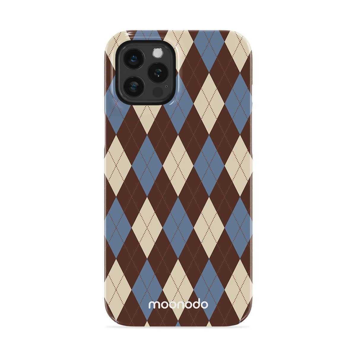 Denim Argyle - iPhone 12 Pro Max Case