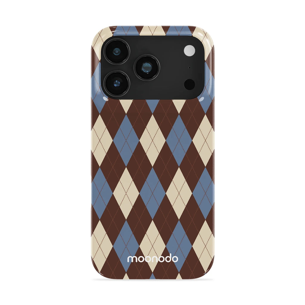 Denim Argyle - iPhone 17 Pro Case