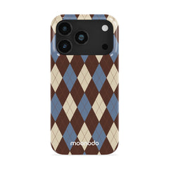 Denim Argyle - iPhone 17 Pro Case