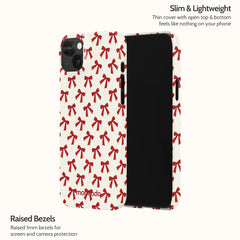 Ruby Ribbons - iPhone 15 Plus Case