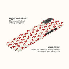 Ruby Ribbons - iPhone 15 Plus Case