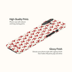 Ruby Ribbons - iPhone 16 Plus Case