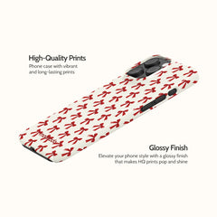 Ruby Ribbons - iPhone 16 Pro Max Case