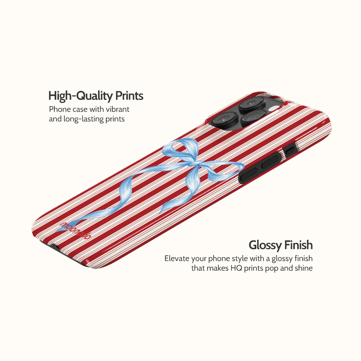 Rouge Ribbon - iPhone 14 Pro Max Case