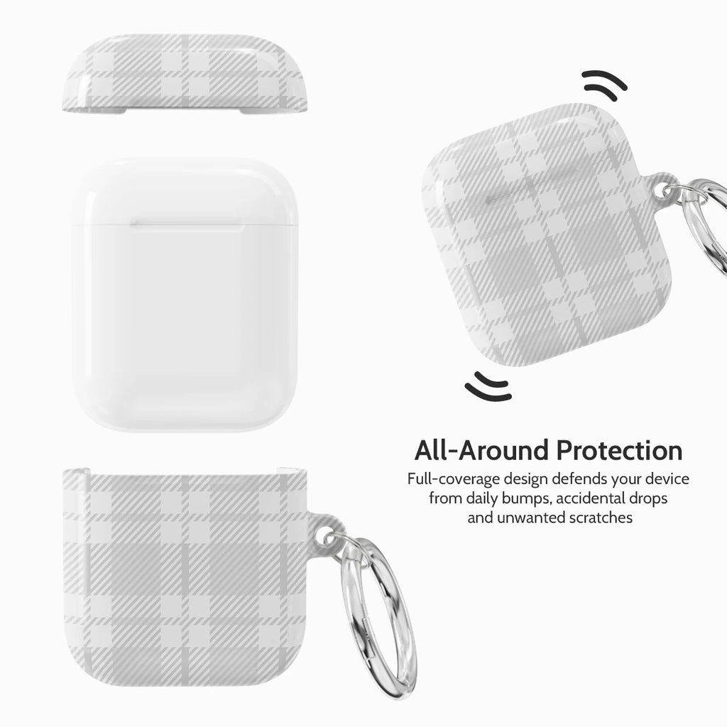 Mist Plaid - AirPods 1 & 2 Case