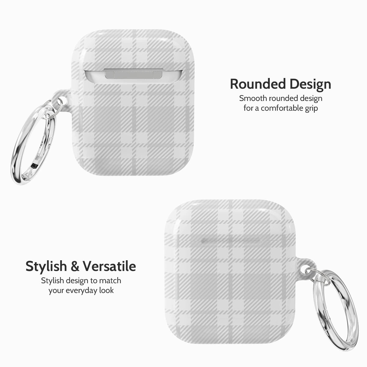 Mist Plaid - AirPods 1 & 2 Case