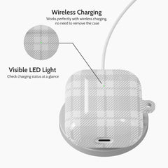 Mist Plaid - AirPods 1 & 2 Case