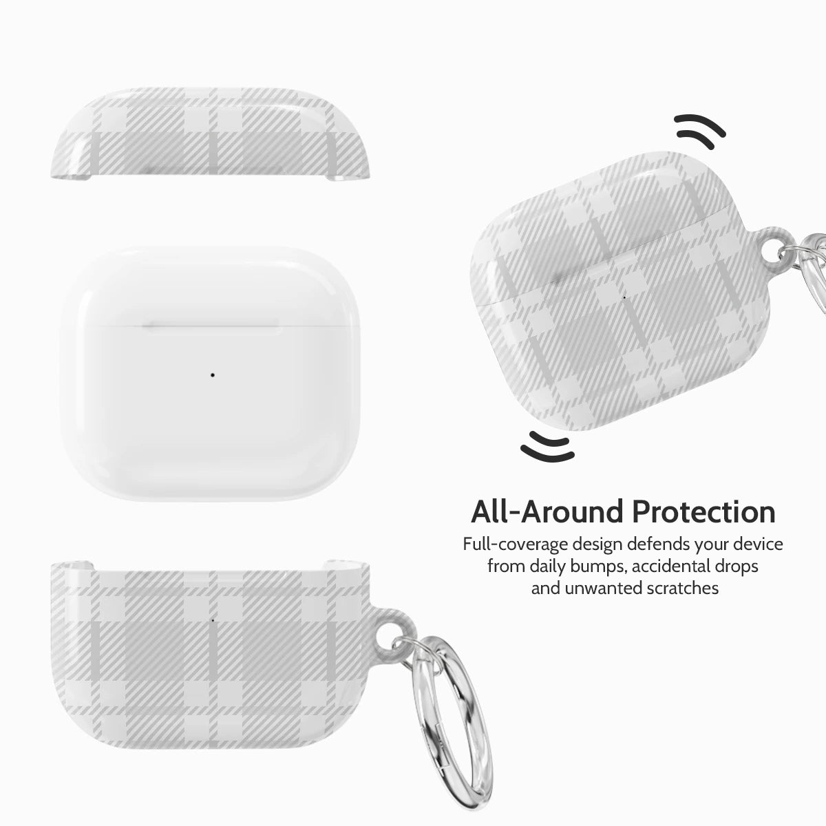 Mist Plaid - AirPods 3 Case