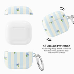 Bluebell Stripes - AirPods 4 Case