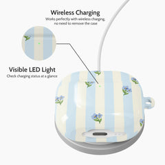 Bluebell Stripes - AirPods 4 Case