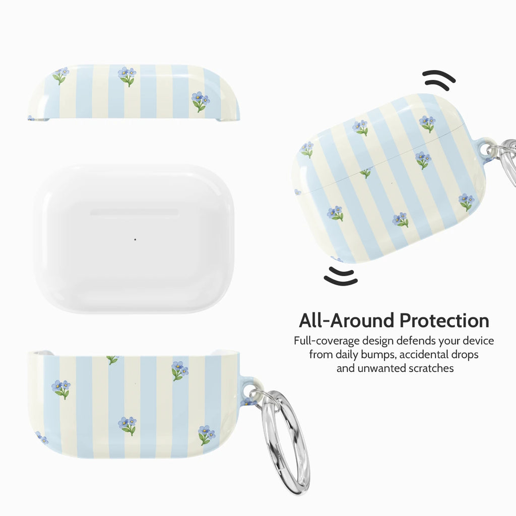 Bluebell Stripes - AirPods Pro 1 Case