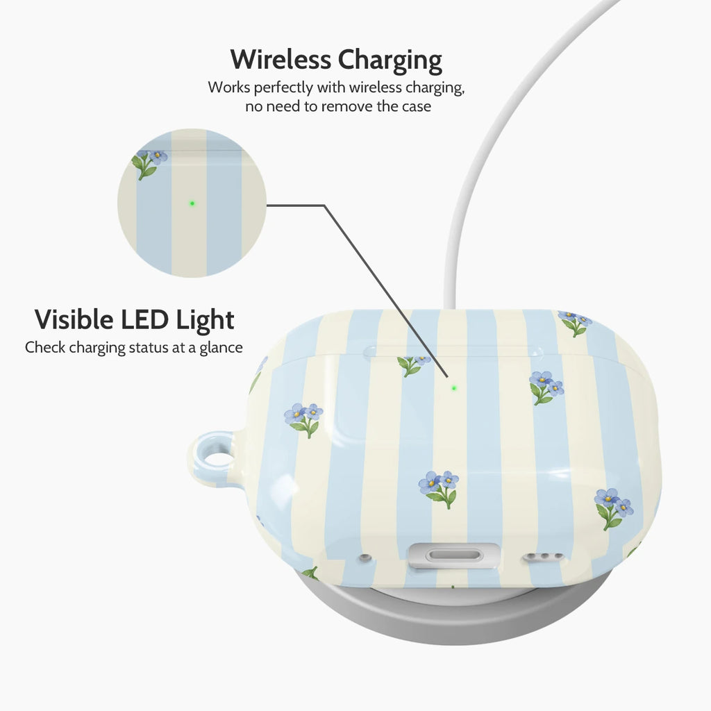 Bluebell Stripes - AirPods Pro 2 Case