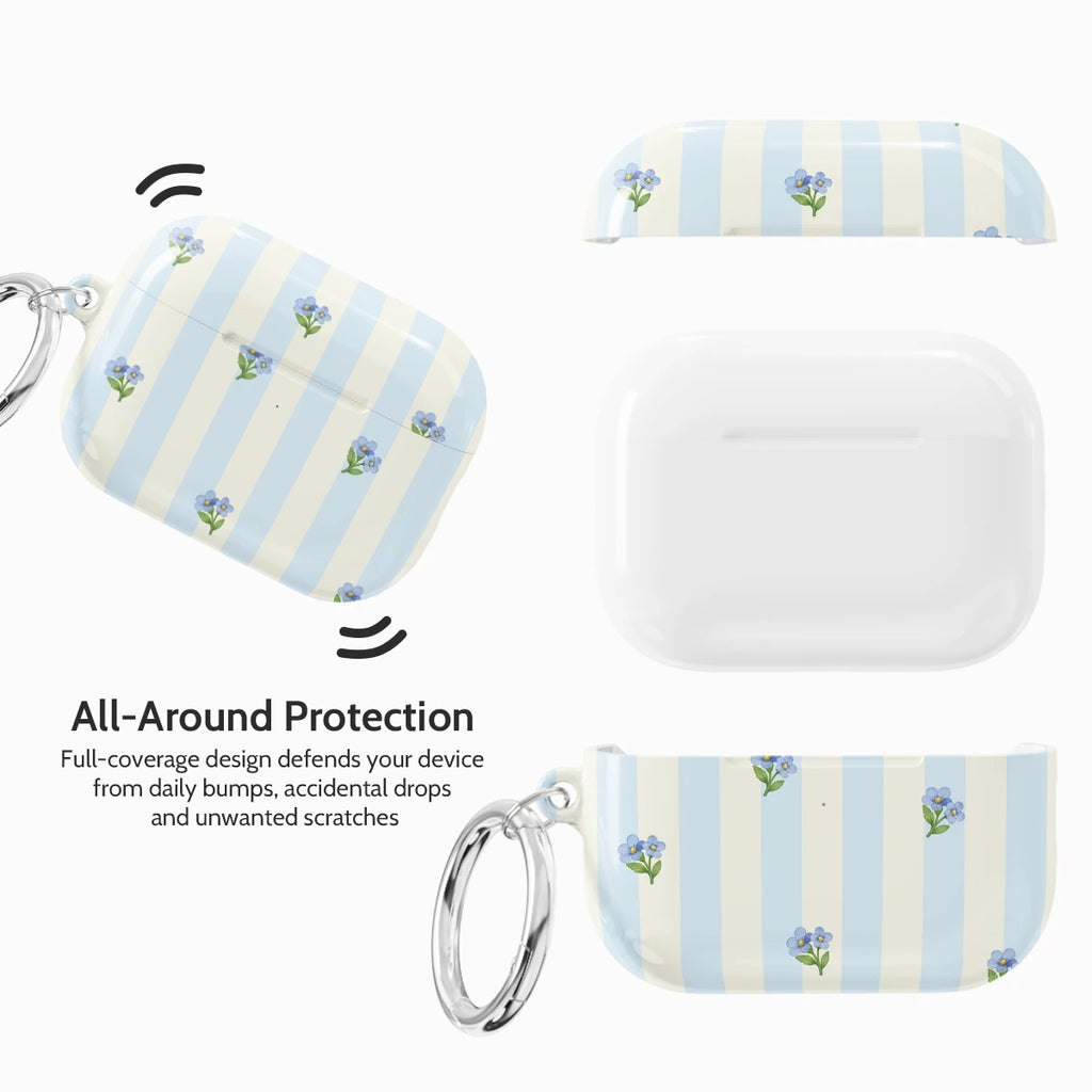 Bluebell Stripes - AirPods Pro 3 Case