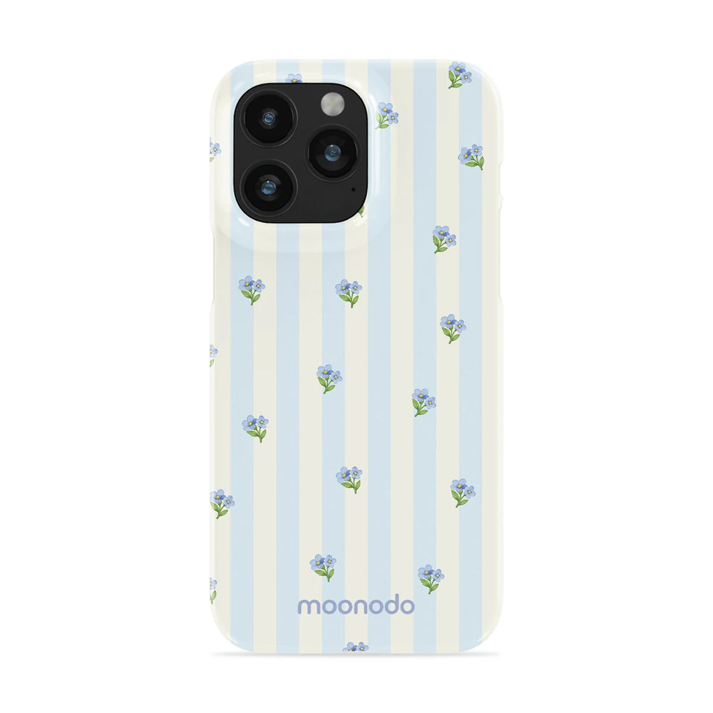 Bluebell Stripes - iPhone 14 Pro Max Case
