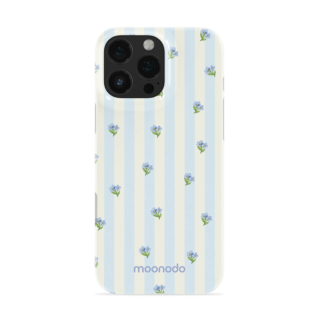 Bluebell Stripes - iPhone 16 Pro Max Case