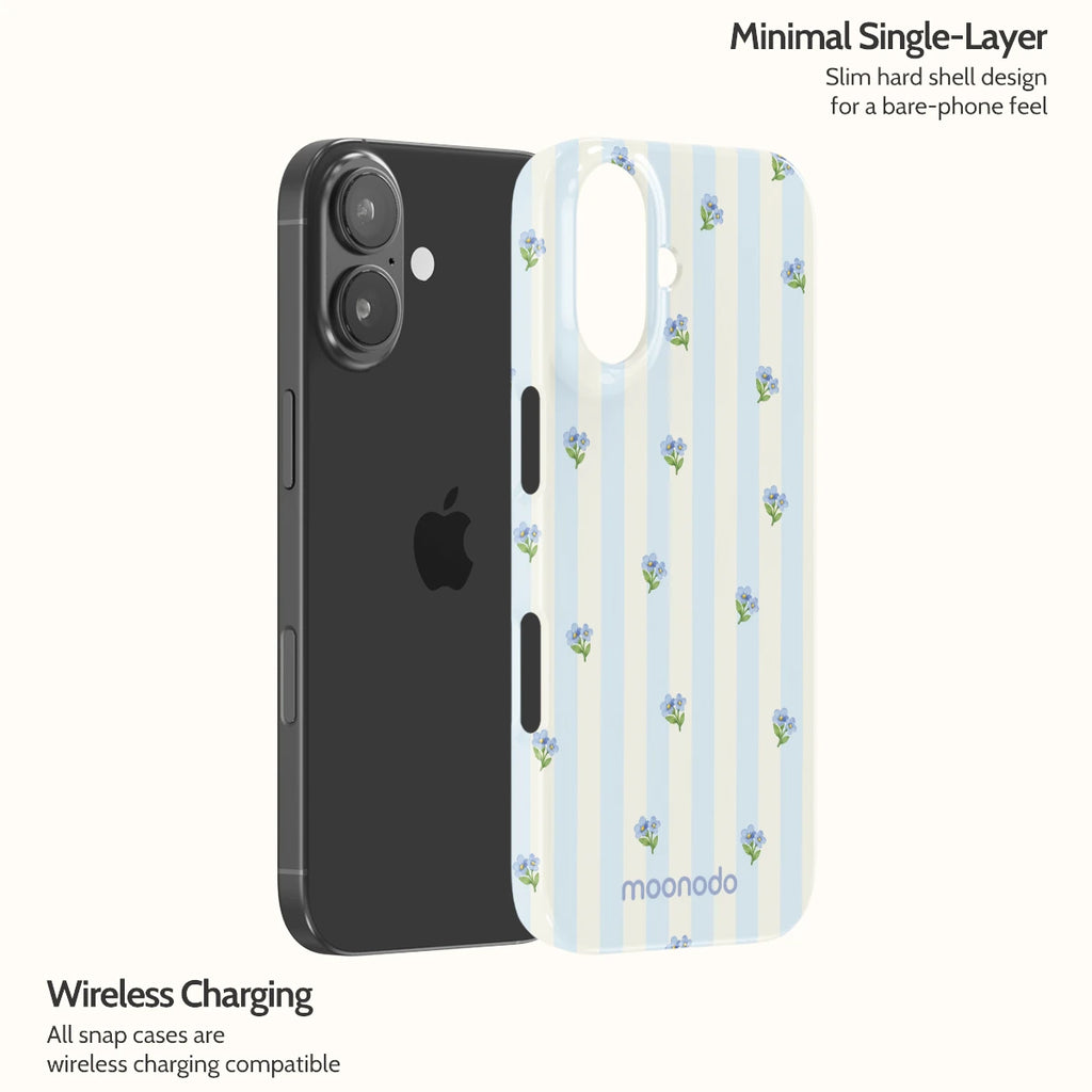 Bluebell Stripes - iPhone 17 Case